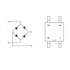 Fairchild MDB6S/MDB10S 1 A MicroDIP Single-Phase Bridge Rectifier