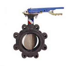Nibco 100PSI LD-L100 Ductile Iron, Actuated Buna-N Seat Butterfly Valve