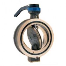 Norriseal Series M200 metal lined wafer-lug butterfly valve