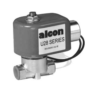Alcon U28 Series 2 Way Gas and Fuel Solenoid Valve
