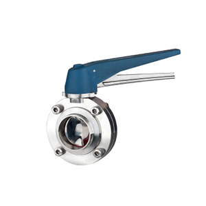Aomite Food Grade Stainless Steel Sanitary Threaded Butterfly Valve