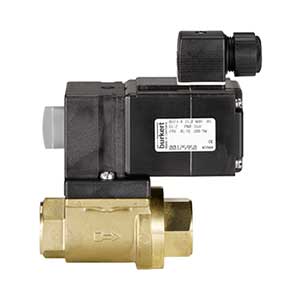Burkert 0223 Direct-acting 2/2-way pivoted armature valve