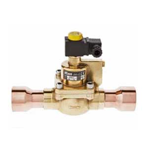 Castel normally closed solenoid valve for refrigerating systems