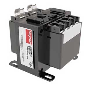 Dayton Control Transformer, 100VA VA Rating, 208/277VAC Input Voltage, 120VAC Output Voltage, #31EH13