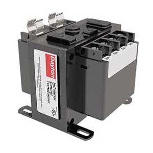 Dayton Control Transformer, 200VA VA Rating, 208/277VAC Input Voltage, 120VAC Output Voltage, #31EH15