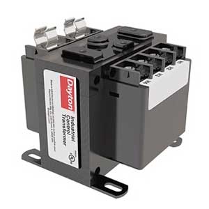 Dayton Control Transformer, 250VA VA Rating, 208/277VAC Input Voltage, 120VAC Output Voltage, #31EH16