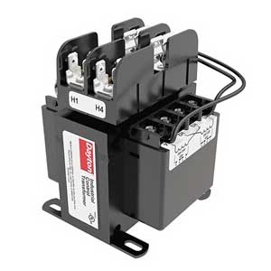 Dayton Control Transformer, 150VA VA Rating, 208/240/480VAC Input Voltage, 120VAC Output Voltage, #31EJ50