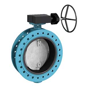 Ebro-F012-DE Double Flanged Type Butterfly Valve