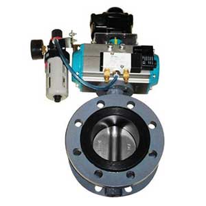 Geko Electric Hard Seal Butterfly Valve