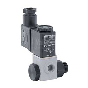 Gemu 332, 334, 336 Pilot Solenoid Valve, Plastic