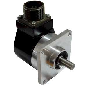 Hohner Series INSQ incremental 2.5" square solid shaft encoder