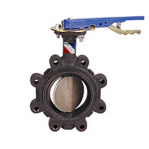 Nibco 100PSI LD-L222 Ductile Iron, Lug Type Actuated FKM Seat Butterfly Valve