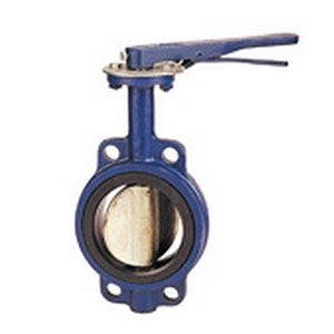 Nibco N200136 Cast Iron, Wafer Electroplated Disc, Butterfly Valve