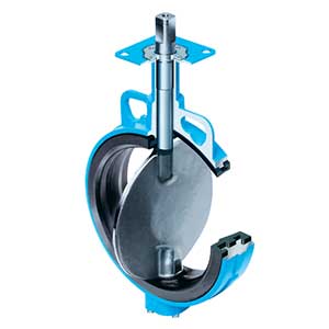 OKM 603A Rubber Seated Butterfly Valve