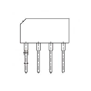 Onsemi DBF20G 2.0A Single-Phase Bridge Rectifier