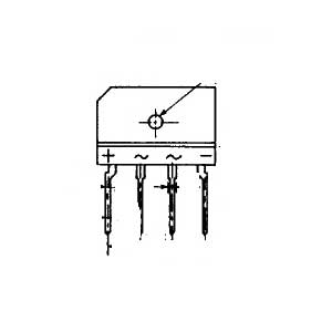 Onsemi DBF40G 4.0A Single-Phase Bridge Rectifier