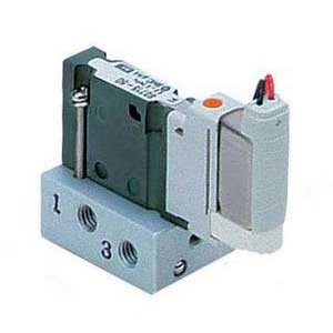 SMC S0700, 5 Port Solenoid Valve, Base Mounted 